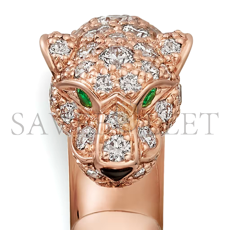 CARTIER PANTHÈRE DE CARTIER RING, SMALL MODEL, SEMI-PAVED N4765700